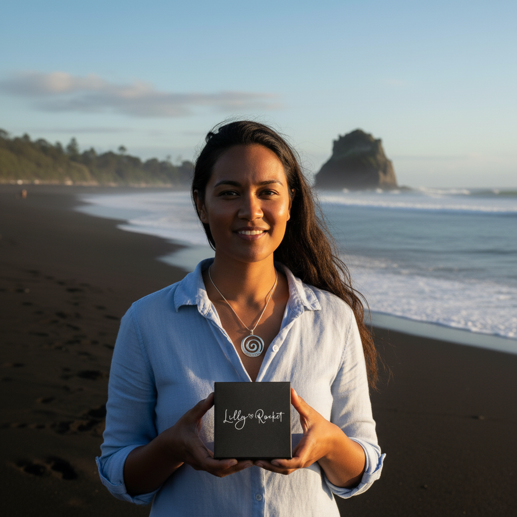 Sterling Silver Koru Necklace Beautiful Kiwi Necklace Gift