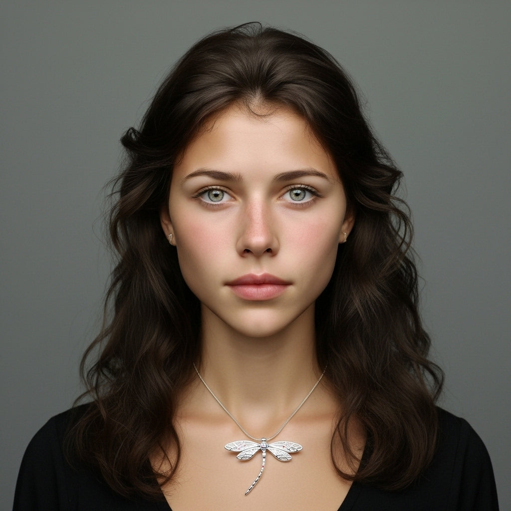 Sterling Silver Dragonfly Necklace – Beautifully Gift Boxed