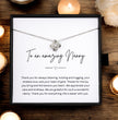 To An Amazing Nanny  - Necklace Gift for Grandmother - Personalised Message Card