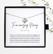 To An Amazing Nanny  - Necklace Gift for Grandmother - Personalised Message Card
