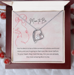 Mum to Be - Necklace Gift for New Mother Personalised Message Card