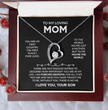 To My Loving Mom - The Perfect Necklace Gift  Set For Your Mother