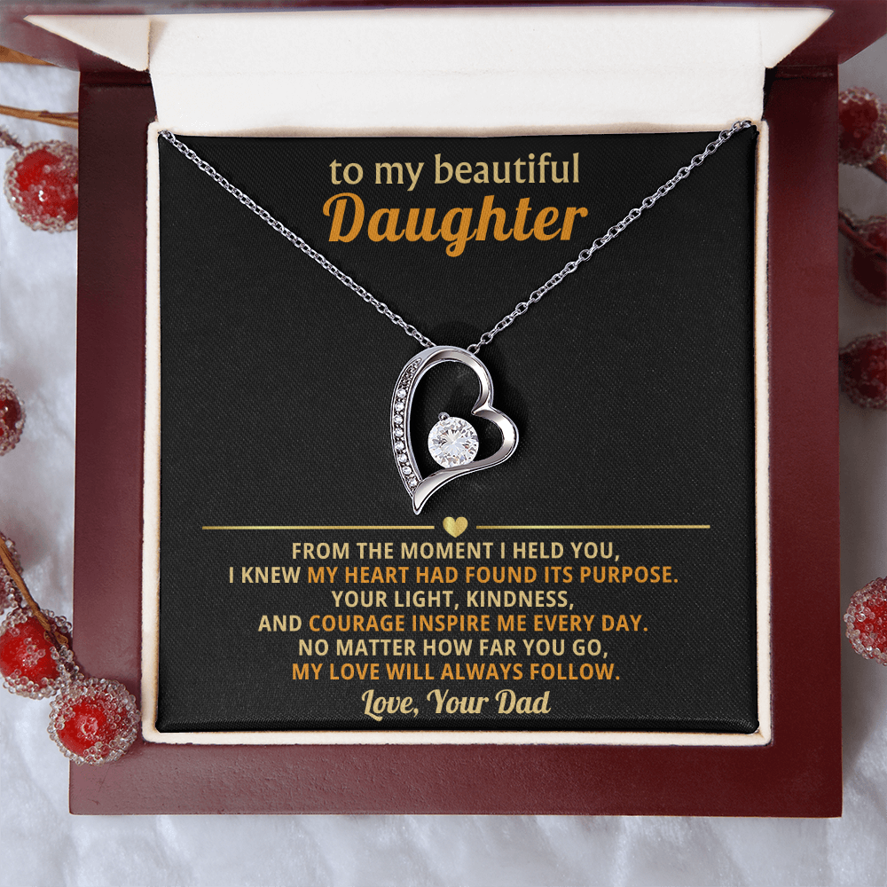 Daughter Necklace Gift Personalised Jewelry Gift From Your Dad