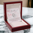 Mum to Be - Necklace Gift for New Mother Personalised Message Card