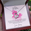 To My Mother Heart Shape Necklace Beautifully Gift Boxed