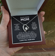 To My Loving Mom - The Perfect Necklace Gift  Set For Your Mother