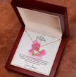 To My Mother Heart Shape Necklace Beautifully Gift Boxed