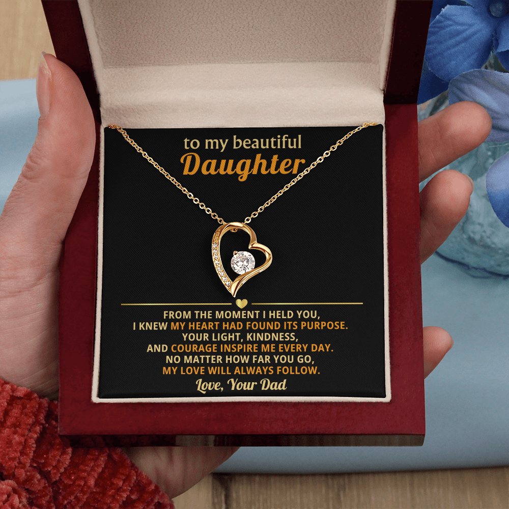 Daughter Necklace Gift Personalised Jewelry Gift From Your Dad
