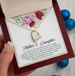Mother & Daughters Heart Necklace Mother's Day Gift