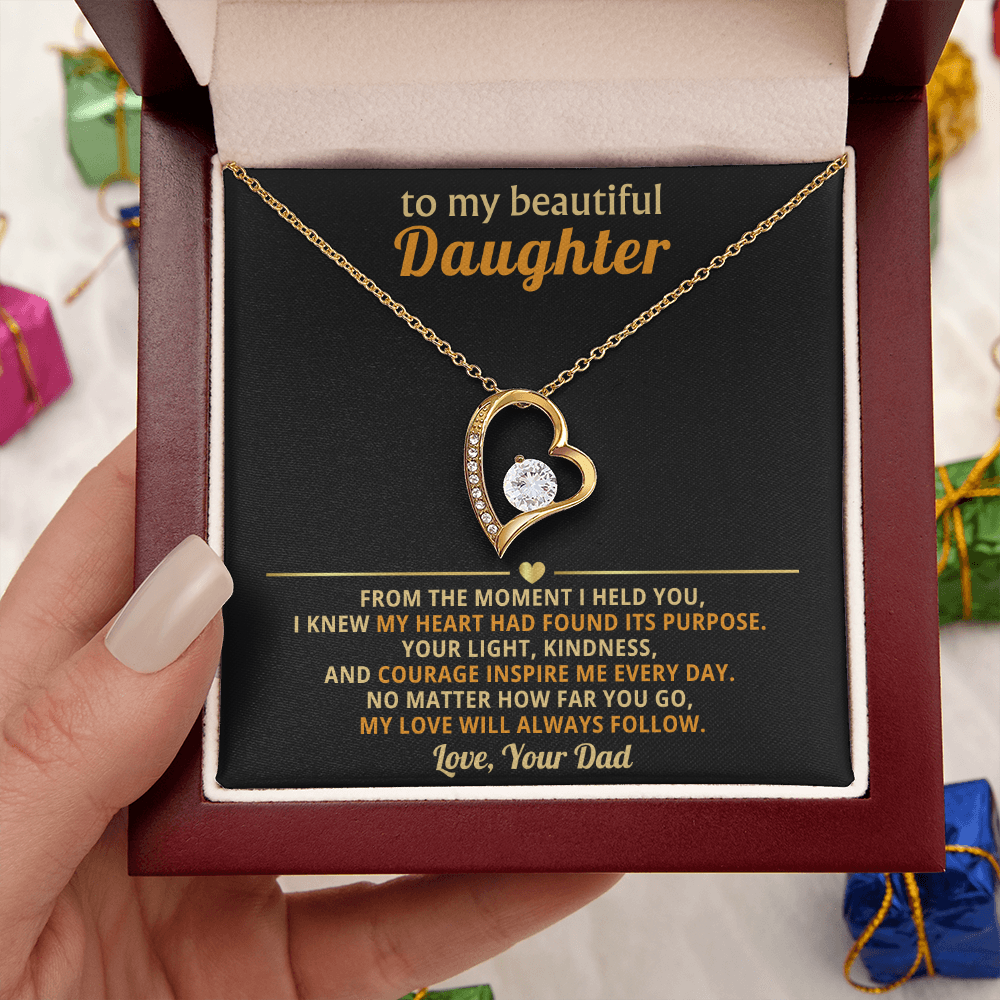 Daughter Necklace Gift Personalised Jewelry Gift From Your Dad