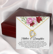 Mother & Daughters Heart Necklace Mother's Day Gift