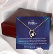 To My Mother - Sterling Silver Necklace Personalised Gift With A Custom Message Card - Gift from Son / Daughter For Mum