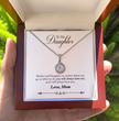 To My Daughter Love Mom - Beautiful Eternal Hope Gift Boxed Necklace