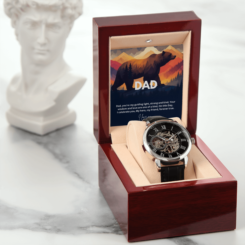 To DAD My Bear  - Beatiful Gift Watch For Dad Birthday's, Christmas, Fathers Day