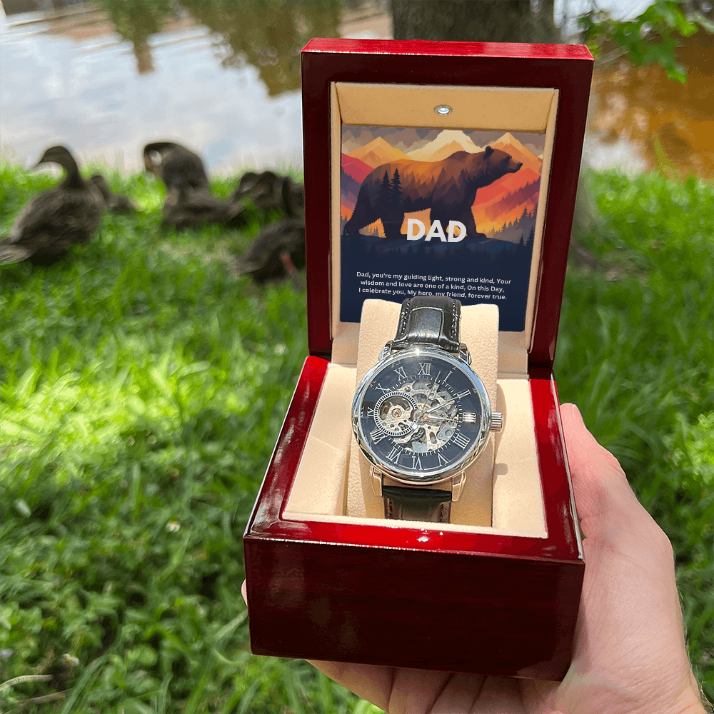 To DAD My Bear  - Beatiful Gift Watch For Dad Birthday's, Christmas, Fathers Day