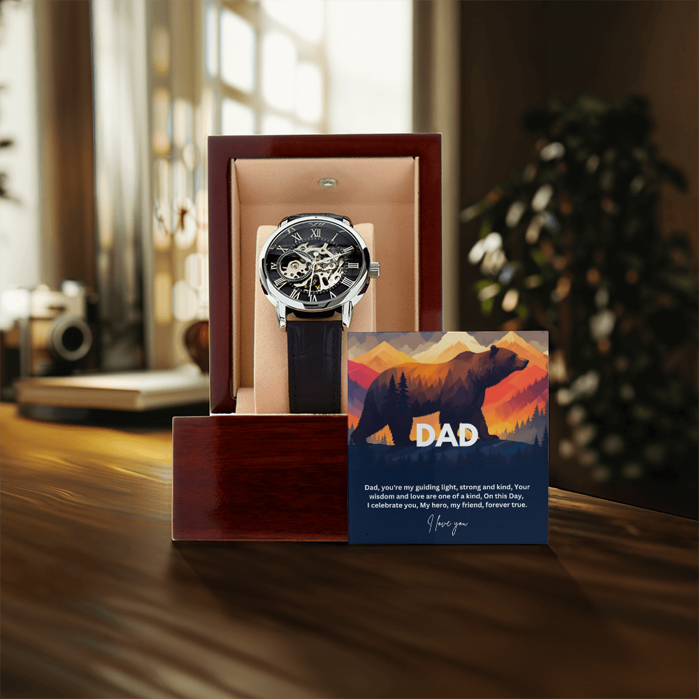 To DAD My Bear  - Beatiful Gift Watch For Dad Birthday's, Christmas, Fathers Day
