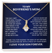 To My Boyfriends Mum Alluring Beauty Necklace Gift Set