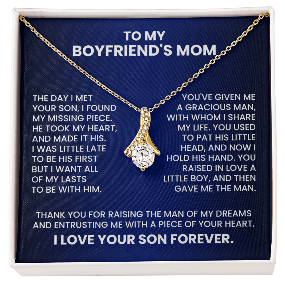 To My Boyfriends Mum Alluring Beauty Necklace Gift Set