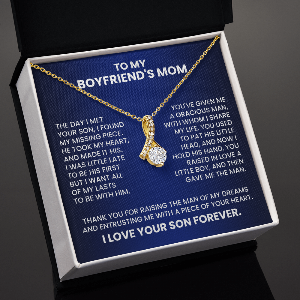 To My Boyfriends Mum Alluring Beauty Necklace Gift Set