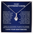 To My Boyfriends Mum Alluring Beauty Necklace Gift Set