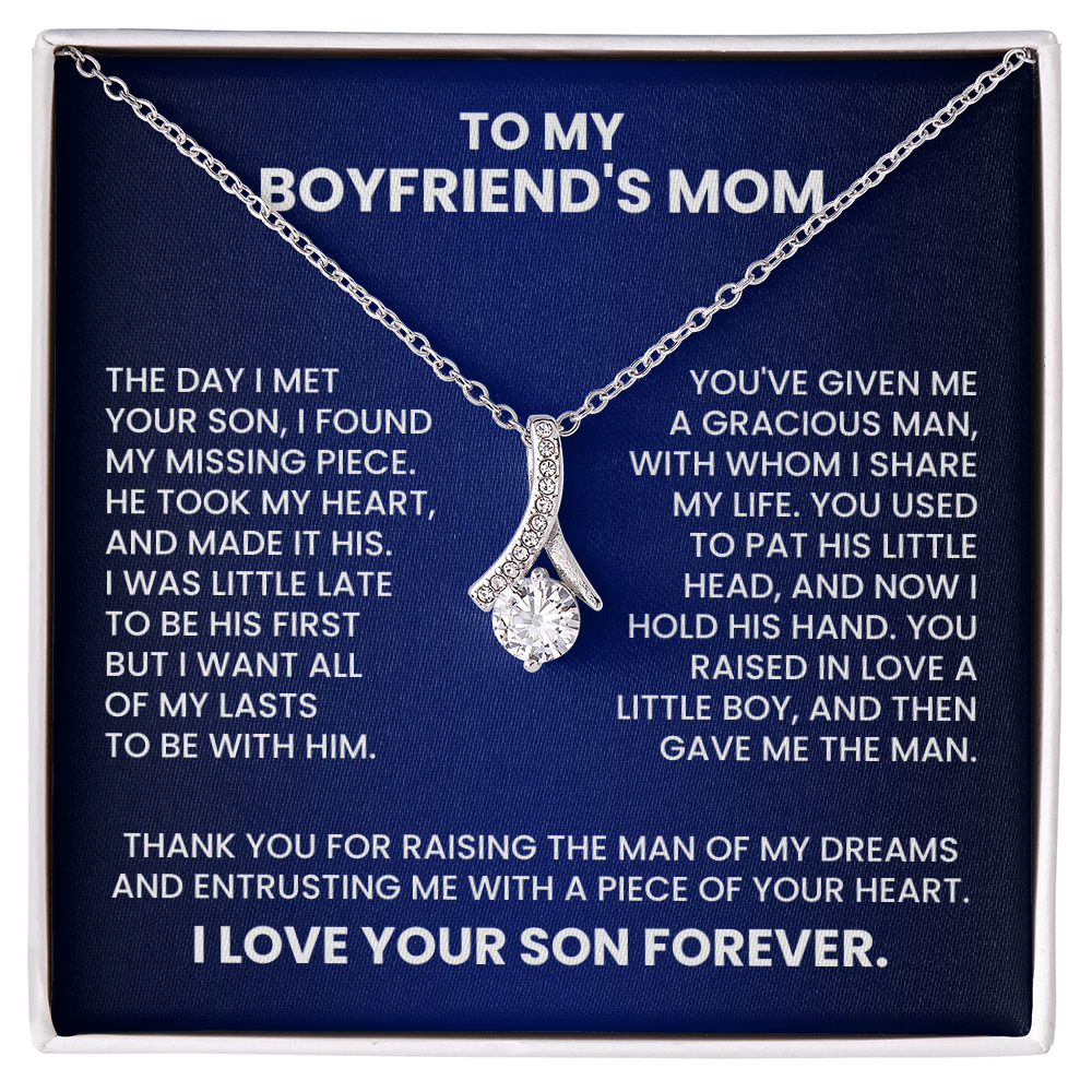 To My Boyfriends Mum Alluring Beauty Necklace Gift Set