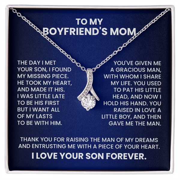 To My Boyfriends Mum Alluring Beauty Necklace Gift Set