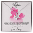 To My Mother - Sterling Silver Necklace With Personalised Custom Message Card - Gift from Son / Daughter