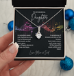 Gift For Musical Daughter - Sterling Silver Musical Note Necklace - Daughter Necklace - Personalised Gift From Mum and Dad - Mother And Daughter