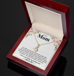 To My Mom A Beautiful Poem Necklace Gift Set