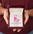 To My Mother - Sterling Silver Necklace With Personalised Custom Message Card - Gift from Son / Daughter