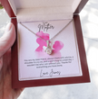 To My Mother - Sterling Silver Necklace With Personalised Custom Message Card - Gift from Son / Daughter
