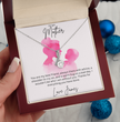 To My Mother - Sterling Silver Necklace With Personalised Custom Message Card - Gift from Son / Daughter