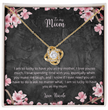 Beautiful Cherry Blossom Themed Gift Necklace For Your Mother