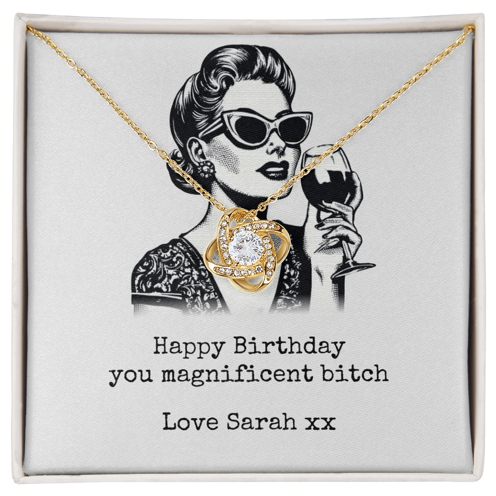 Best Friend Necklace Gift, Funny Bestie Gift for Women