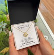 To My Gorgeous Wife Beautiful Love Knot Necklace  Gift Boxed From Husband