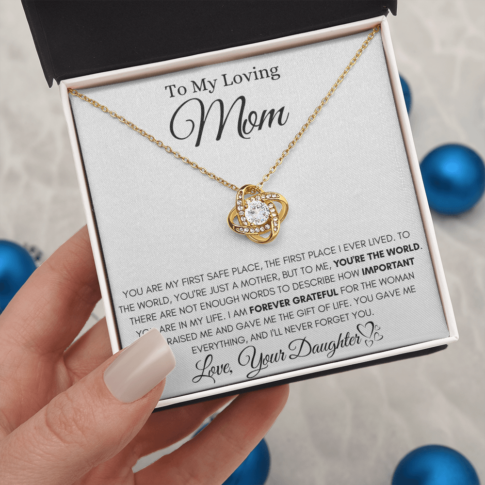 Forever Grateful Daughter Beautiful Necklace Gift For Mom