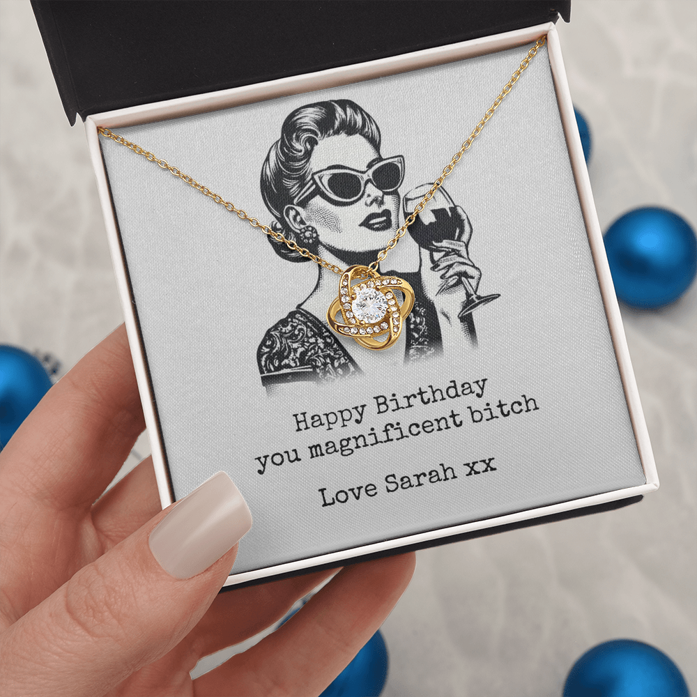 Best Friend Necklace Gift, Funny Bestie Gift for Women