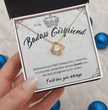Badass Babe Choice of Silver Necklace with Personalised Message Card - Perfect Gift for Girlfriend