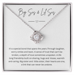 Big Sis & Lil Sis - Silver Necklace Gift Jewellery For Sisters With Personalised Message Card