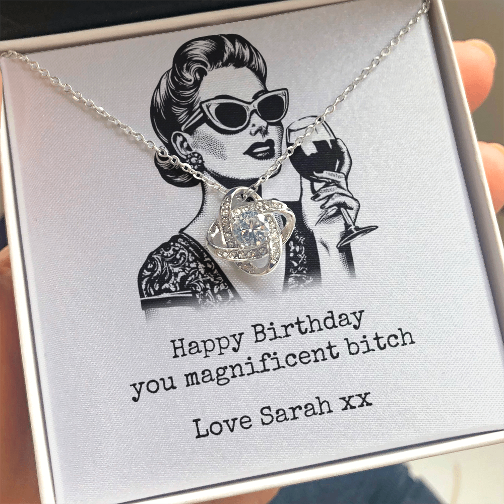 Best Friend Necklace Gift, Funny Bestie Gift for Women