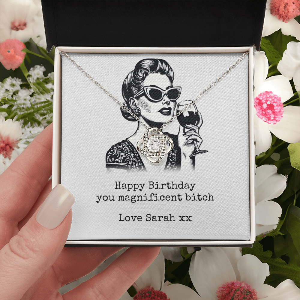 Best Friend Necklace Gift, Funny Bestie Gift for Women