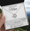 Forever Grateful Daughter Beautiful Necklace Gift For Mom