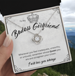 Badass Babe Choice of Silver Necklace with Personalised Message Card - Perfect Gift for Girlfriend