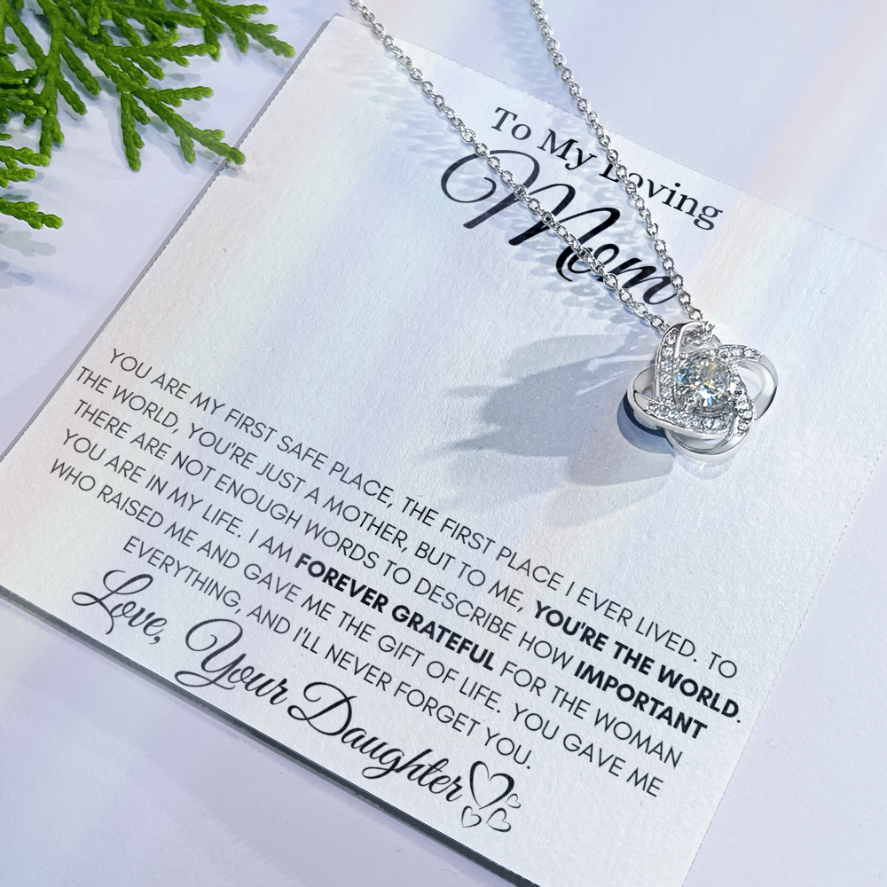 Forever Grateful Daughter Beautiful Necklace Gift For Mom