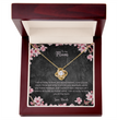 Beautiful Cherry Blossom Themed Gift Necklace For Your Mother