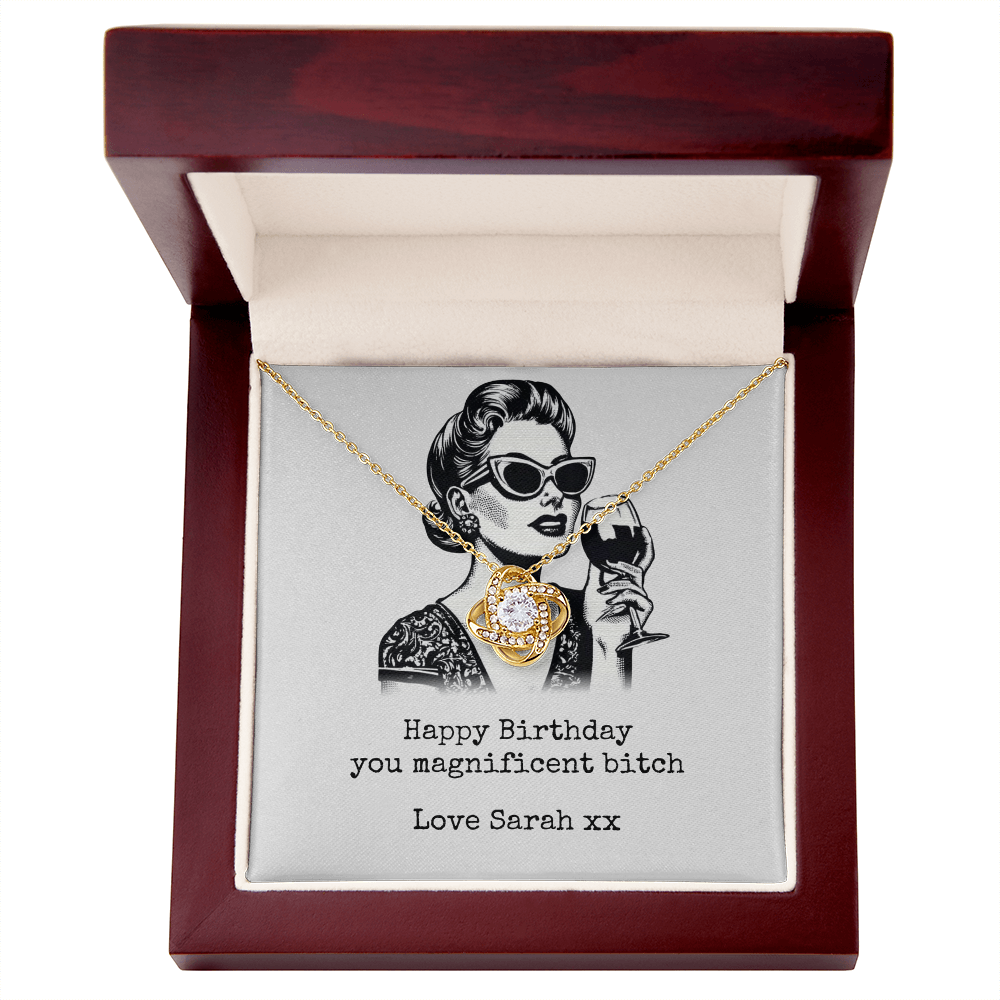 Best Friend Necklace Gift, Funny Bestie Gift for Women
