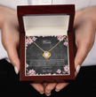 Beautiful Cherry Blossom Themed Gift Necklace For Your Mother