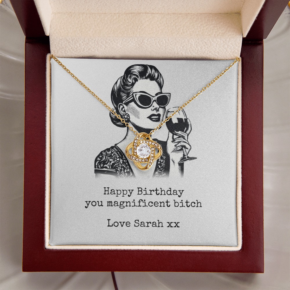 Best Friend Necklace Gift, Funny Bestie Gift for Women