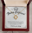 Badass Babe Choice of Silver Necklace with Personalised Message Card - Perfect Gift for Girlfriend