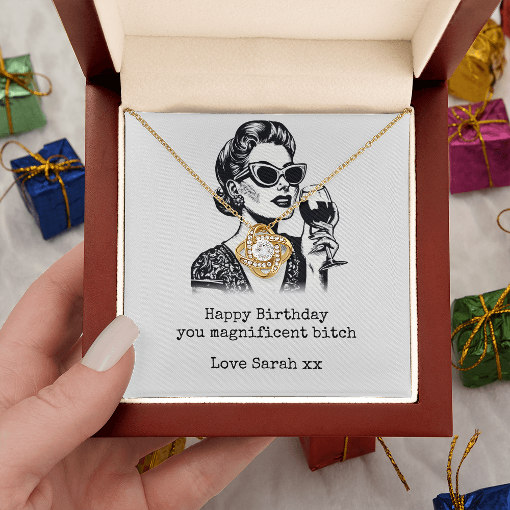 Best Friend Necklace Gift, Funny Bestie Gift for Women